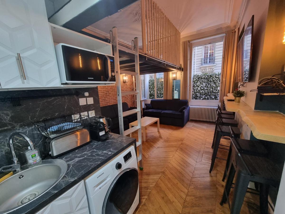 Beautiful Mini Loft Near Saint-Lazare Aparthotel Paris Exterior photo